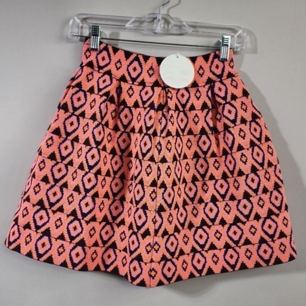 NWT - Karlie Willow Women’s Skirt (Purple & Orange, Medium / 13Waist)